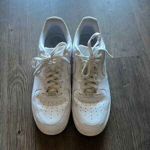 Men’s Air Force Ones size 12.5 practically new